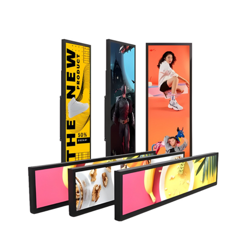 Tela Stretch LCD Ultrawide para Comunicação Visual e Publicidade – Painel Profissional de Alta Luminosidade 24/7