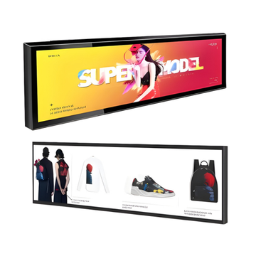 Tela Stretch LCD Ultrawide para Comunicação Visual e Publicidade – Painel Profissional de Alta Luminosidade 24/7