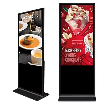 Totem Vertical 43” com Android, WiFi, Bluetooth, Touch e Tela Full HD de 450 Nits