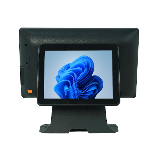 Totem PDV Dupla Tela Touchscreen para Restaurantes Mercados Lojas 15.6"+11.6"