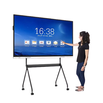 Tela Interativa Digital Android 11 de 75" Com Camera 8MP, WI-FI, Bluetooth, 450 NITS, Full HD, Touch até 20 Toques Simultâneos